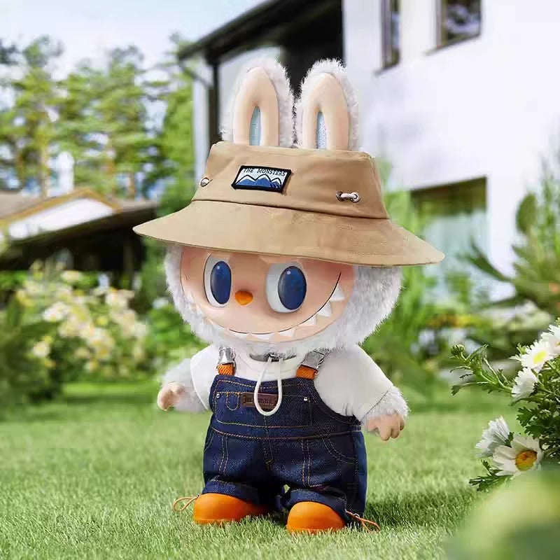 Labubu Fall in wild plush doll with key chain(38cm)