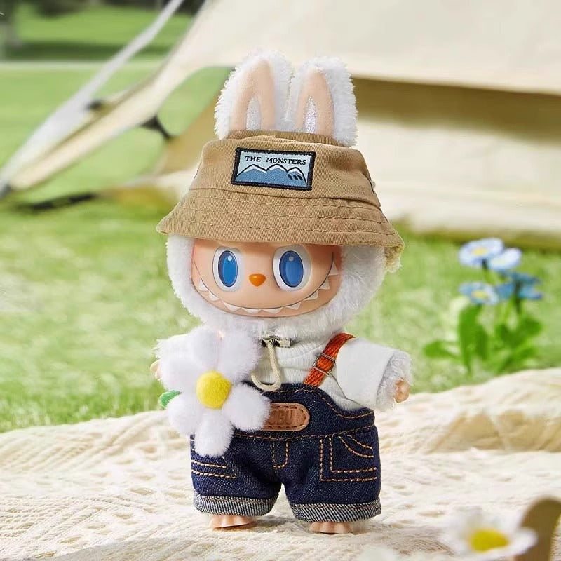 Labubu Fall in wild plush doll with key chain(38cm)